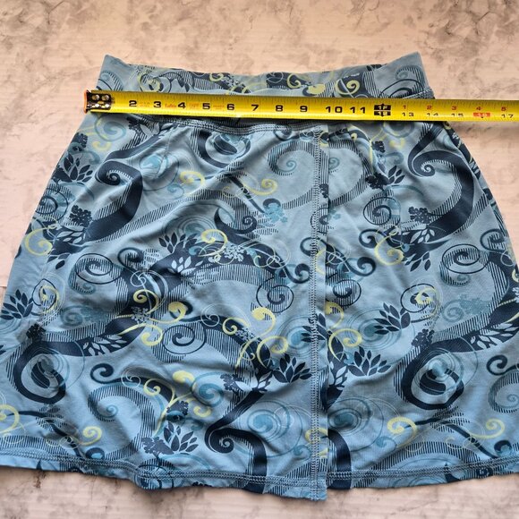 Title Nine Athletic Skort, Blue Patterned Women's Sz S - Picture 10 of 11